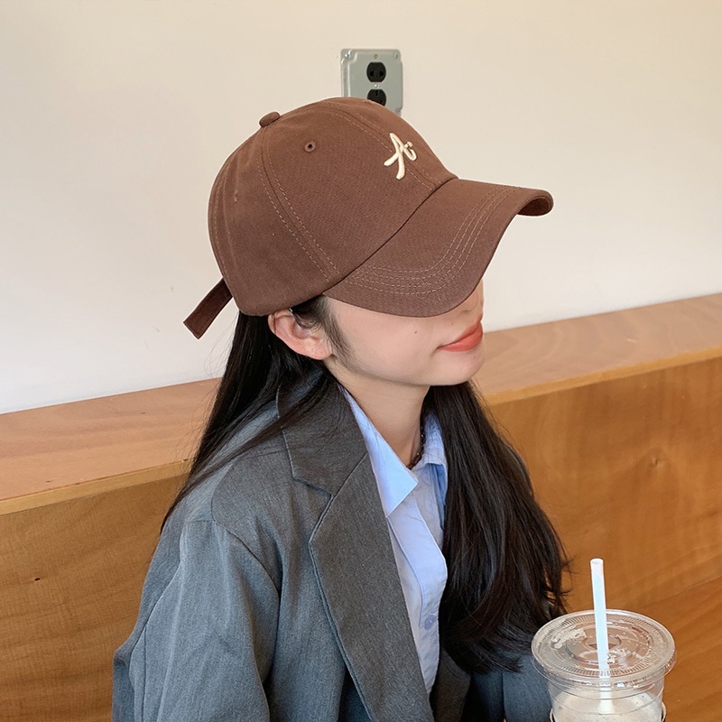 YOMI New Korean Baseball Cap with Embroidered Ins A-Letters Japanese ...