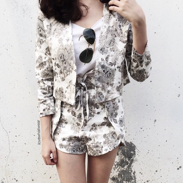 Blossom Bling Suit Set