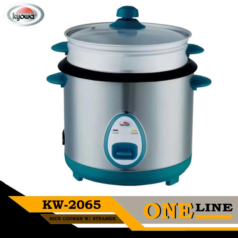 Oneline Kyowa 2.2L Rice Cooker with Steamer Stainless Steel Cover