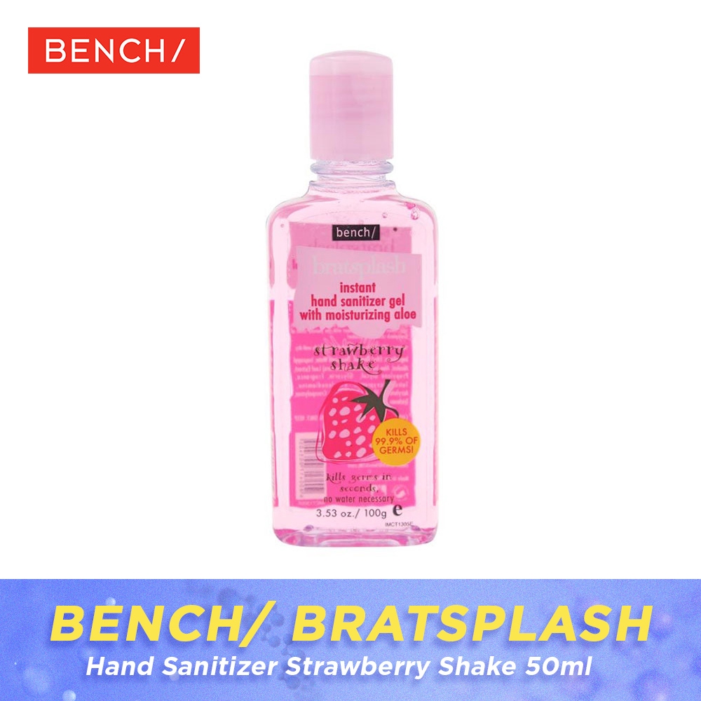 BENCH/ Bratsplash Hand Sanitizer Strawberry Shake 100ml | Shopee ...
