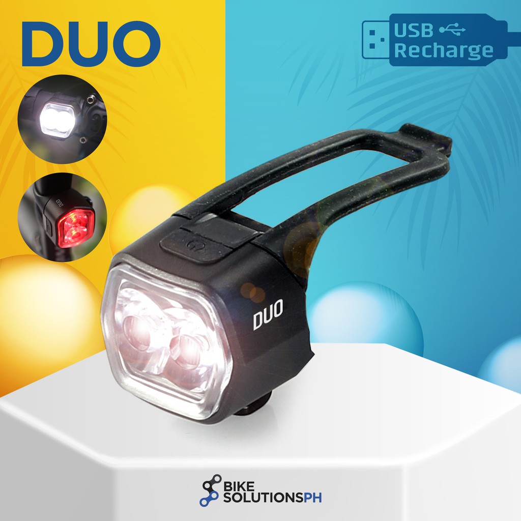 Cyclix Duo White and Red Blinker Super Compact Bicycle Accessories ...