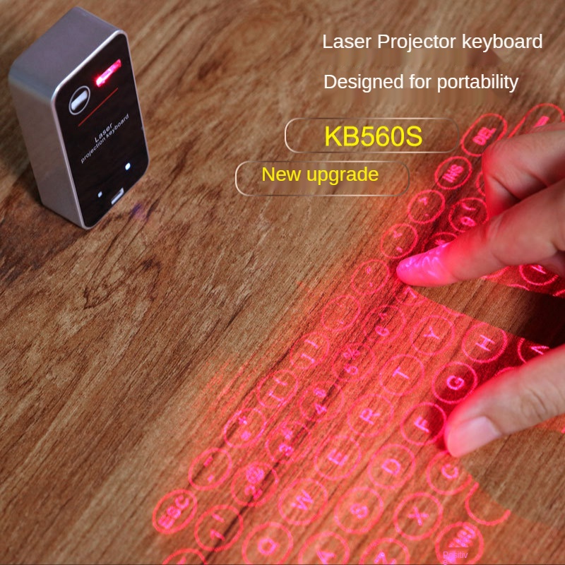 Virtual Laser Keyboard Bluetooth Wireless Projector Keyboard Windows
