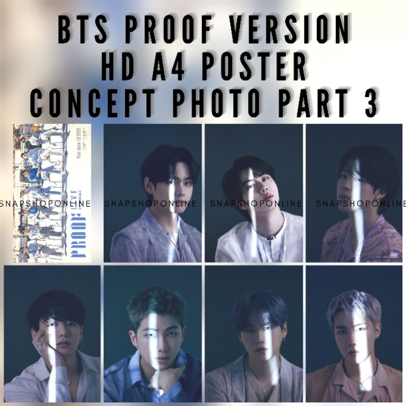 BTS poster blue edition - Poster