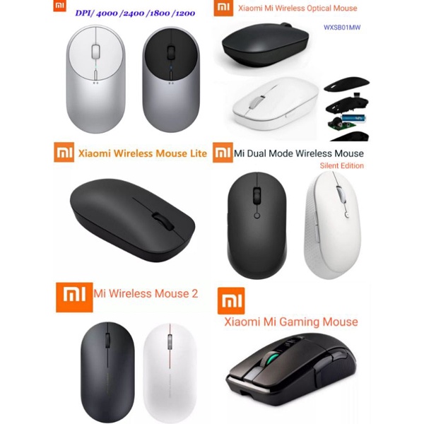 Xiaomi Mi Wireless Mouse Lite Portable Mouse 2.4GHz 1000DPI Laptop Mice  Ergonomic Design for Windows Andriod 