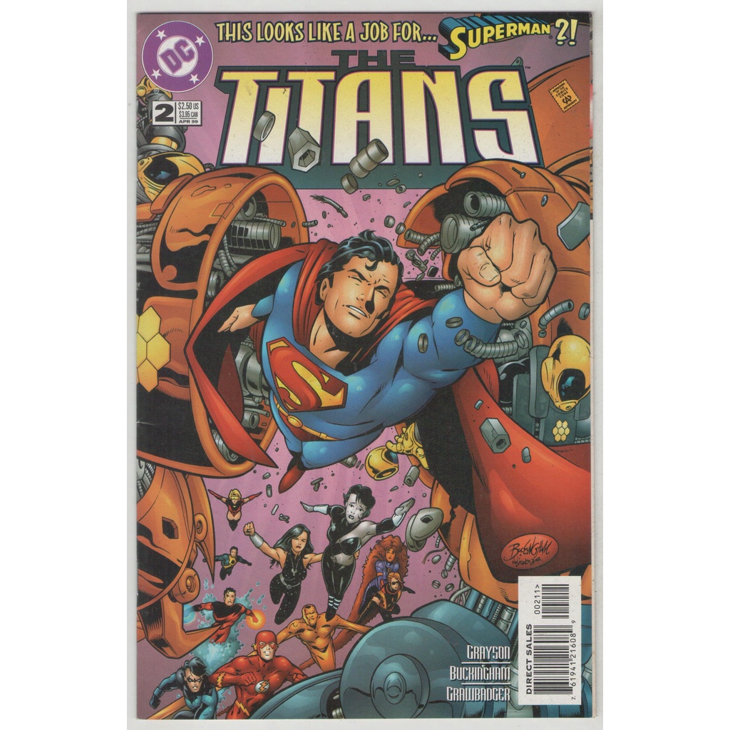 Titans 2, 3, 5, 6, 8, 9 (1999) Superman, Deathstroke, Green Lantern ...