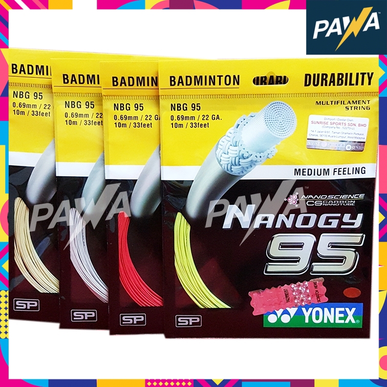 Yonex Nanogy 95 Badminton String | Shopee Philippines