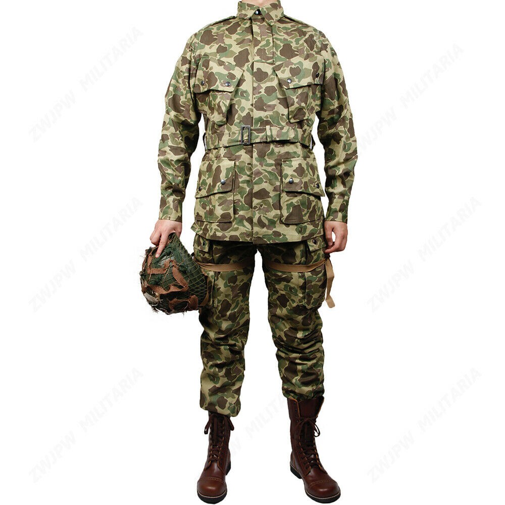 US ARMY WOODLAND Camouflage Bdu Bataille Robe Marsoc Pantalons Sl/ Small Long EUR 52,89