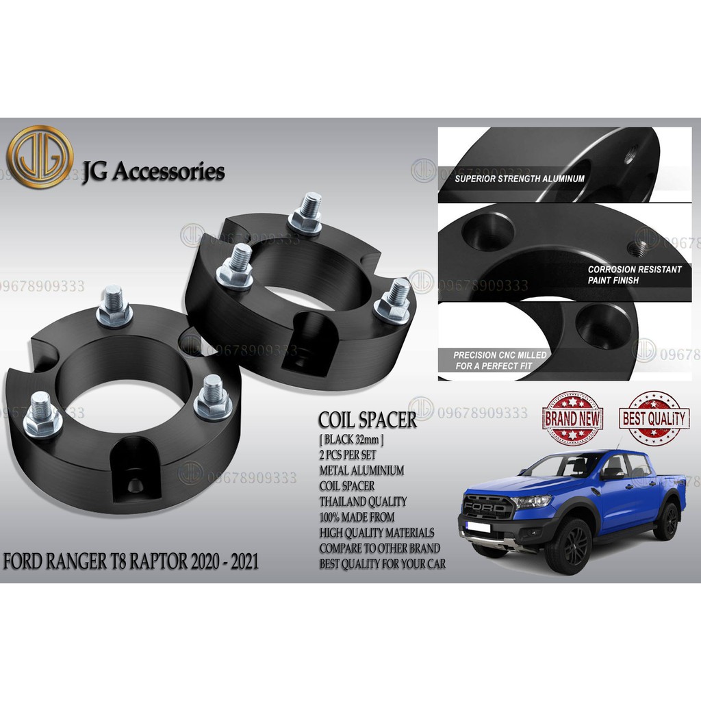 FORD RANGER T8 RAPTOR 2020 2021 32MM COIL SPACER FRONT SUSPENSION ...