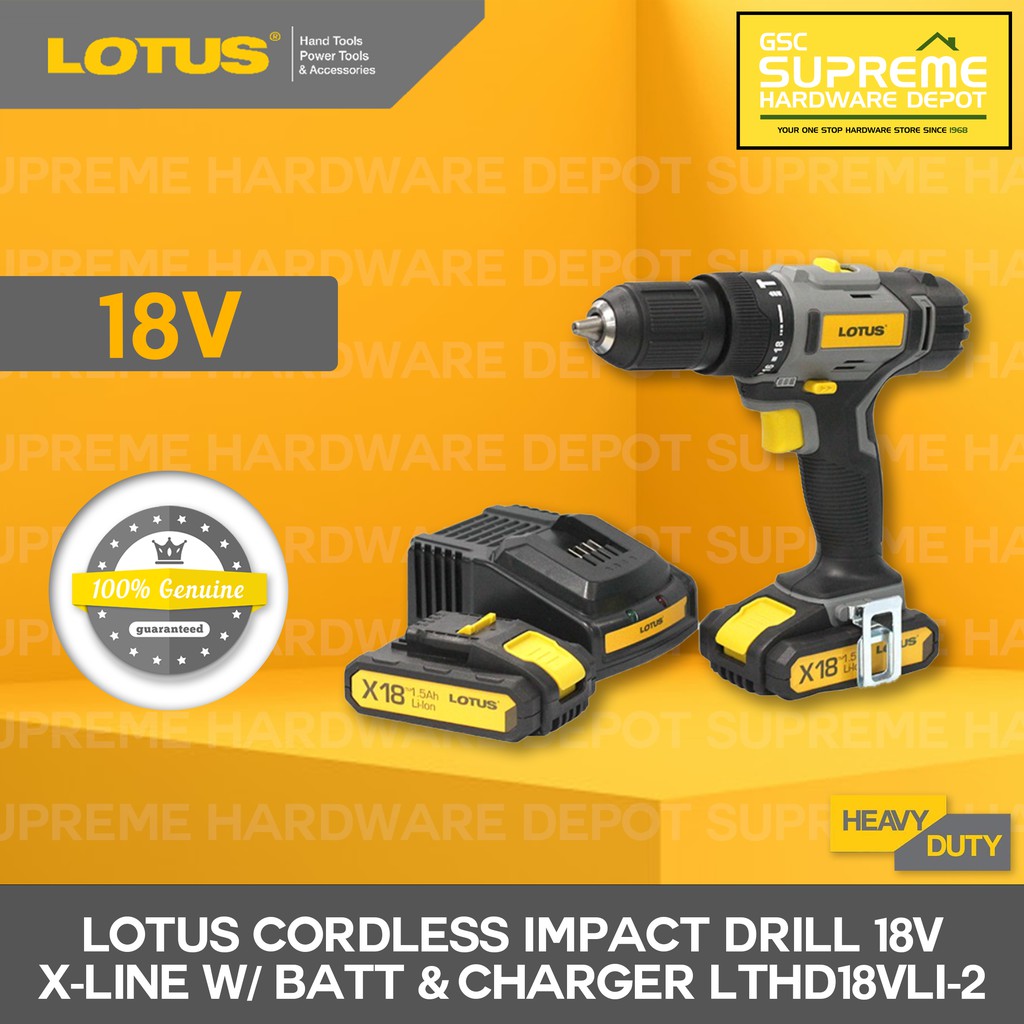 Lotus x18 impact drill hot sale