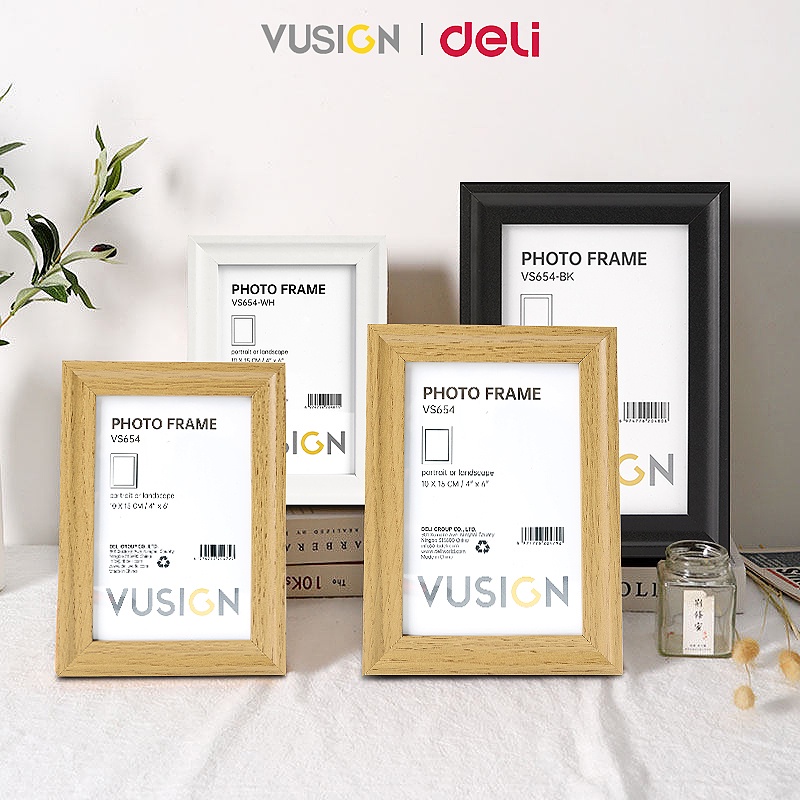 Vusign by Deli 4R/5R/6R/A4 Picture Frame Home Picture Frame Wall Decor