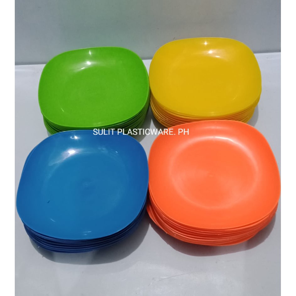 Colored 2024 plastic plates