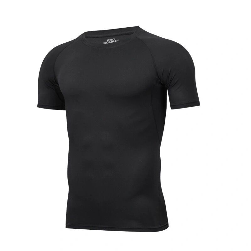 BOSPORT Men`s Compression TShirts Short Sleeve Top Sport Running