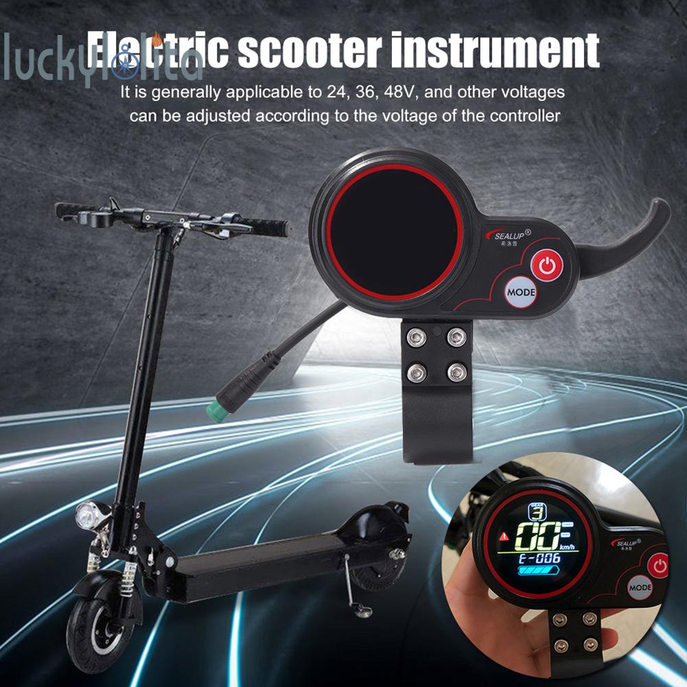 Luckylolita 10 inch Electric Scooter Display 5 Pins E-scooter Dashboard ...