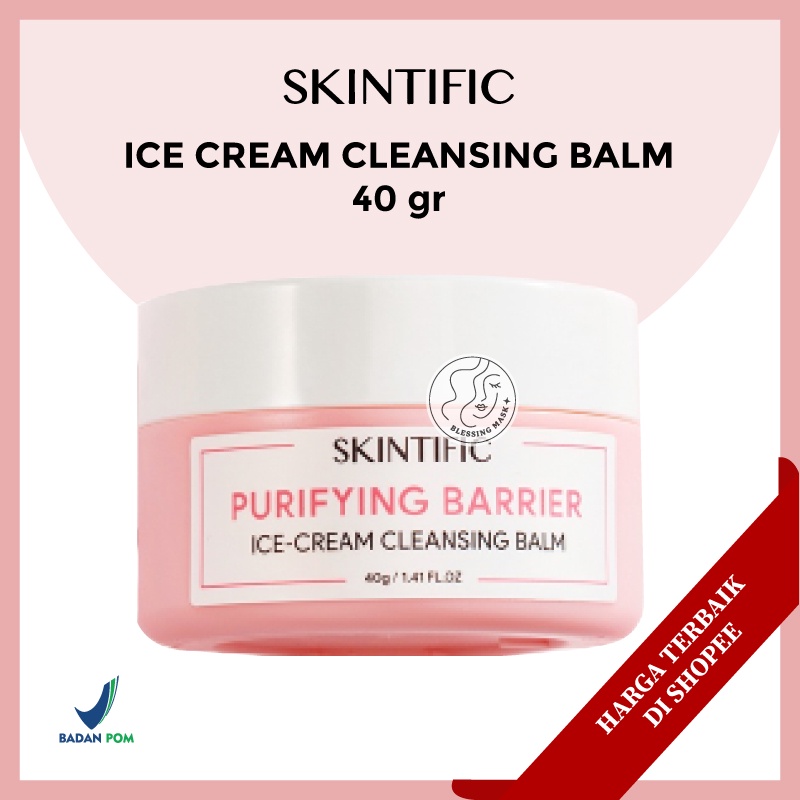 Skintific Purifying Barrier Ice Cream Cleansing Balm - 40gr | Make Up ...