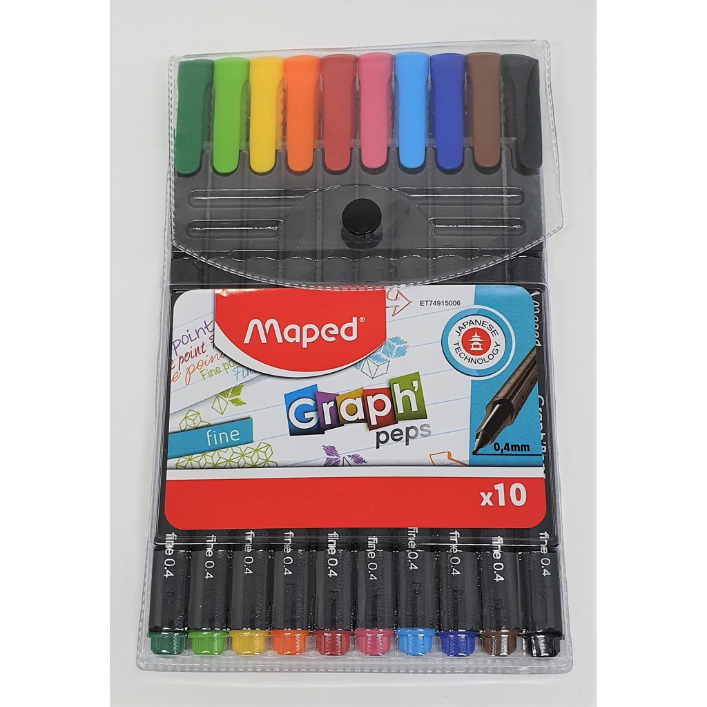 Maped Graph' Peps Fine 0.4 set of 10s