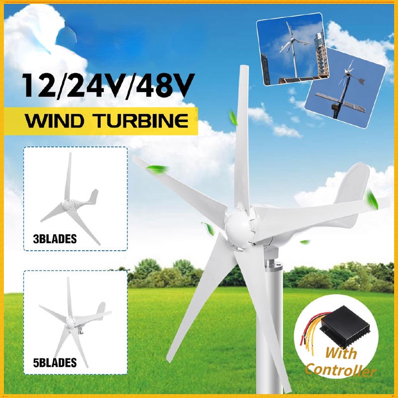 With Mppt Controller500w Wind Turbines Generator Ac12v24v Wind Turbines Generator With 3 2362