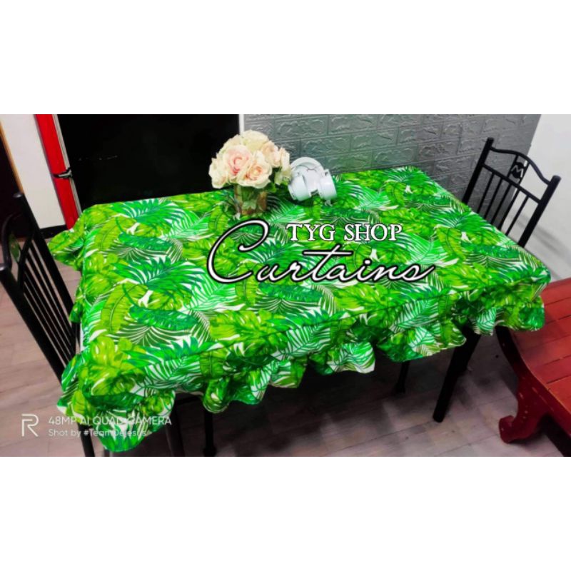 TYG DINING TABLE CLOTH L'30xH'48inch (Geena Pongee) Shopee Philippines