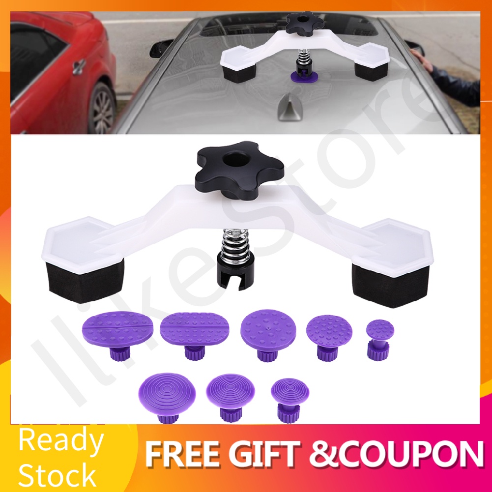 [Ready Stock] Car Body Dent Paintless Repair Tool Kit PDR Puller + 8pcs