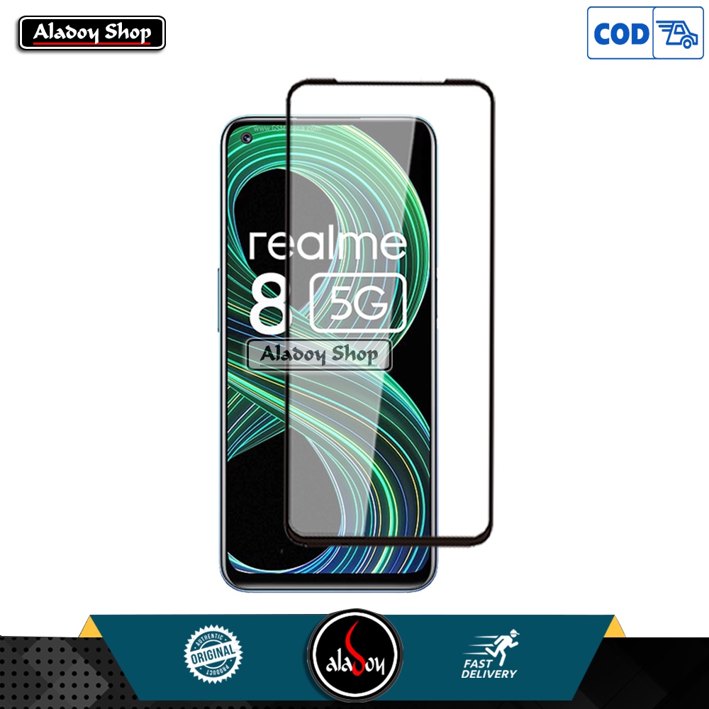 LAYAR Case Realme 8 5G 2021 Premium Casing + Screen Tempered Glass ...
