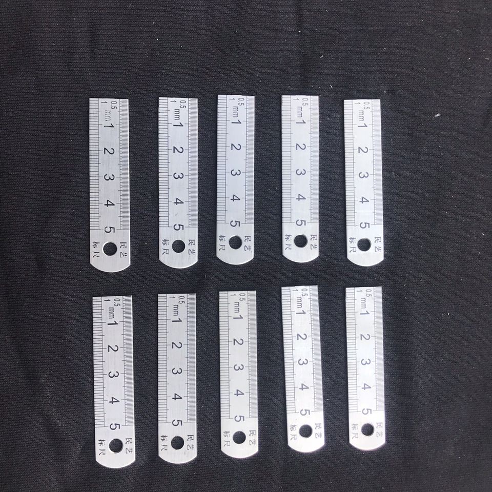 Mini Small Steel Ruler 5CM Miniature 50mm Customized Various R | Shopee ...