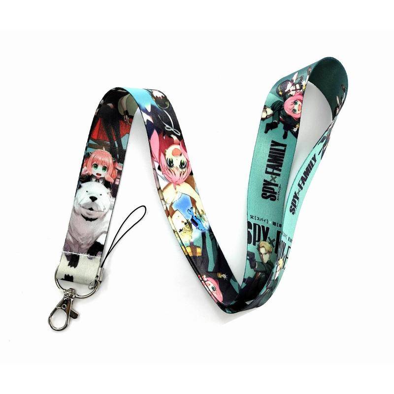 Anime SPYxFAMILY Neck Strap Lanyards ID Badge Card Holder Keychain ...