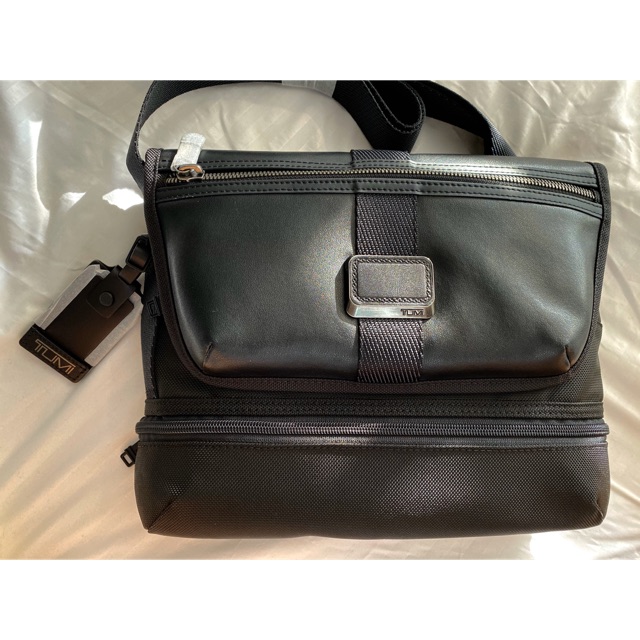 Tumi Travis Crossbody in Black Shopee Philippines