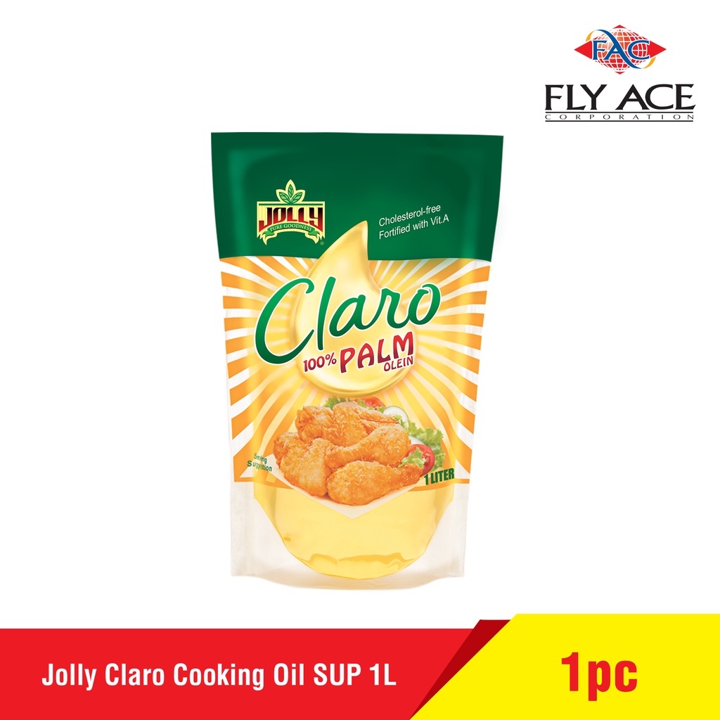 Jolly Claro Cooking Oil SUP 1L | Shopee Philippines