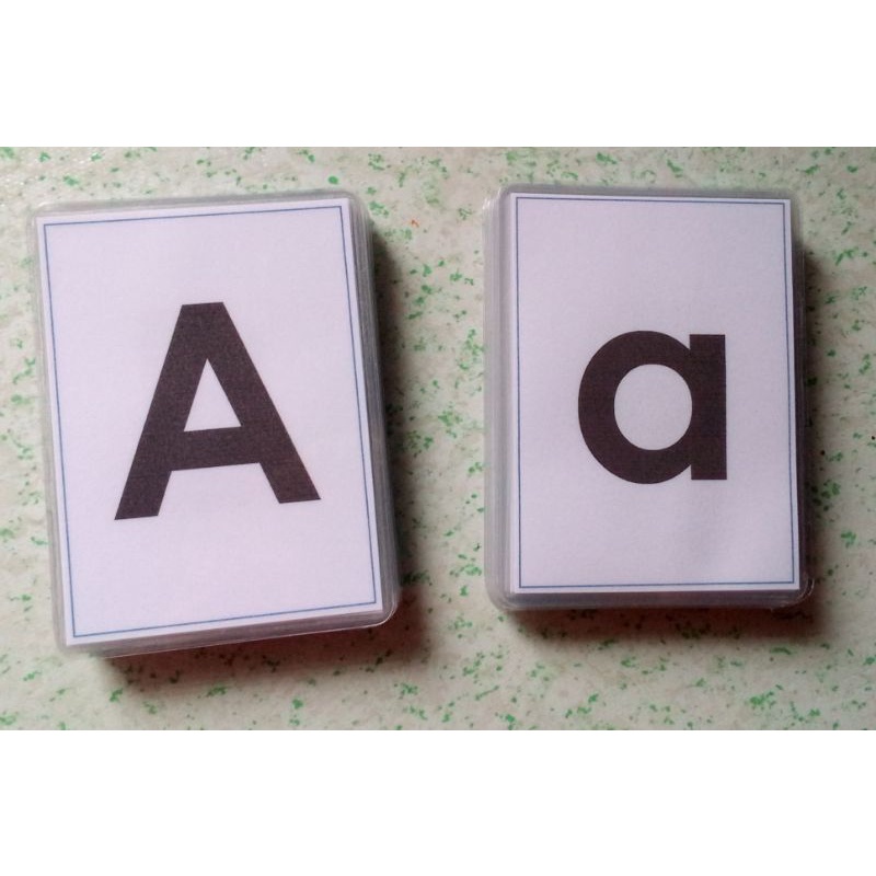 Laminated Abc Flashcards Shopee Philippines