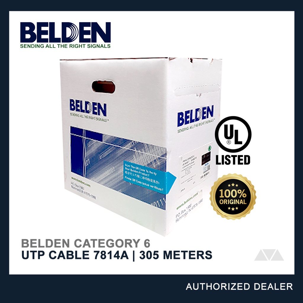 Belden Cat6 UTP Cable 7814A | Shopee Philippines