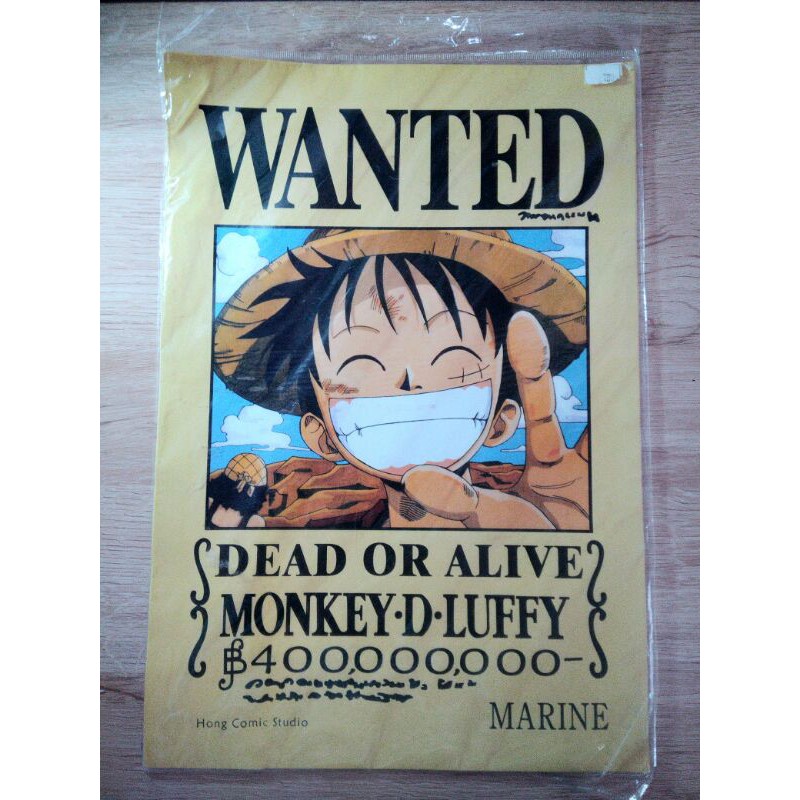 ONE PIECE WANTED POSTER SET (11pcs.) Shopee Philippines