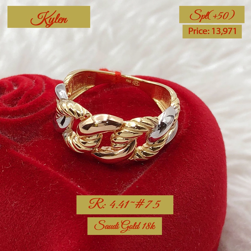 Ring gold 18k on sale price