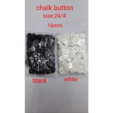 Buttons chalk 24L/15mm and 28L or 3/4