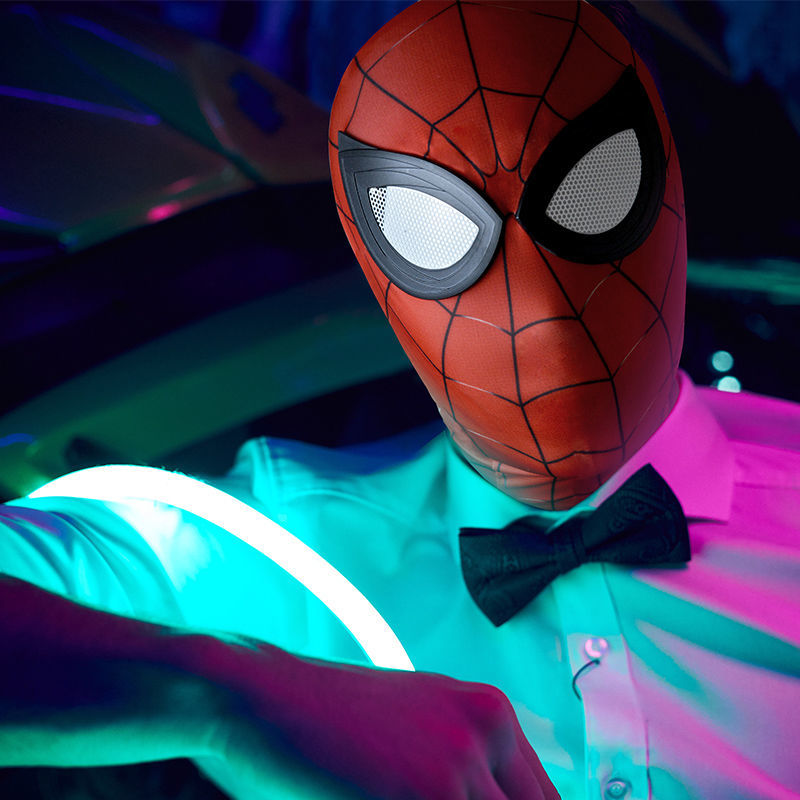 SpiderMan Mask Peter Parker Balaclava Venom SpiderMan Full Head Hood