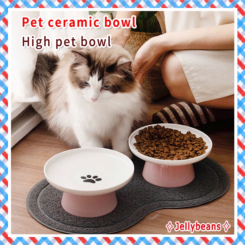 Cat bowl ceramic Cat neck protection bowl Dog bowl ceramic Pet bowl