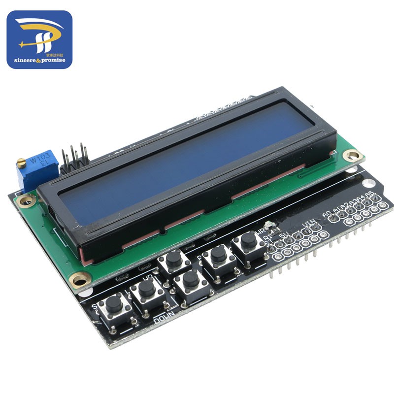 LCD Keypad Shield LCD1602 Character LCD input and output ... | Shopee ...