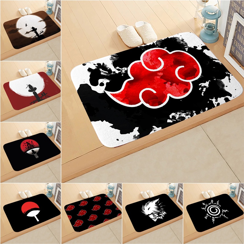 Naruto Logo Water-absorb Floor Bath Mat Japanese Anime Naruto Toilet ...