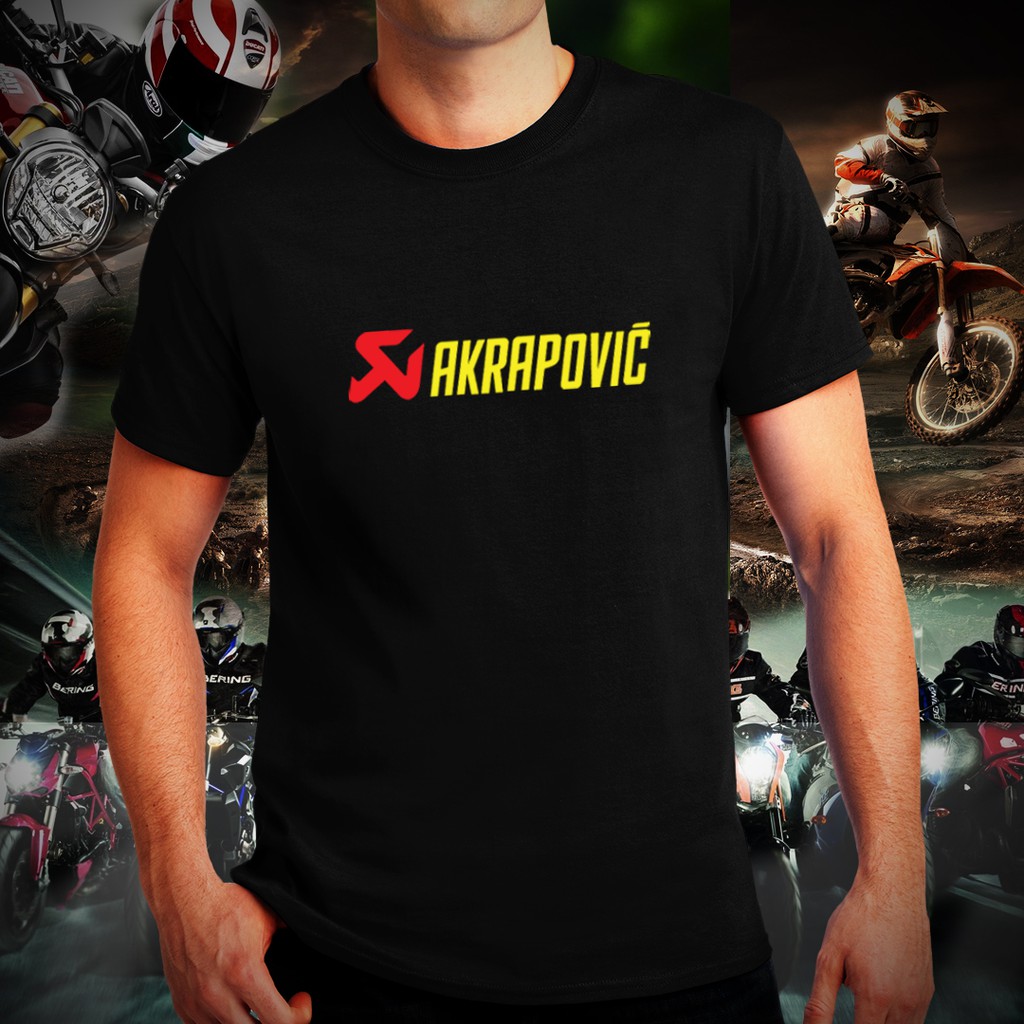 Motorcycle Rider Akrapovic Tshirt for Men 02 Shopee Philippines
