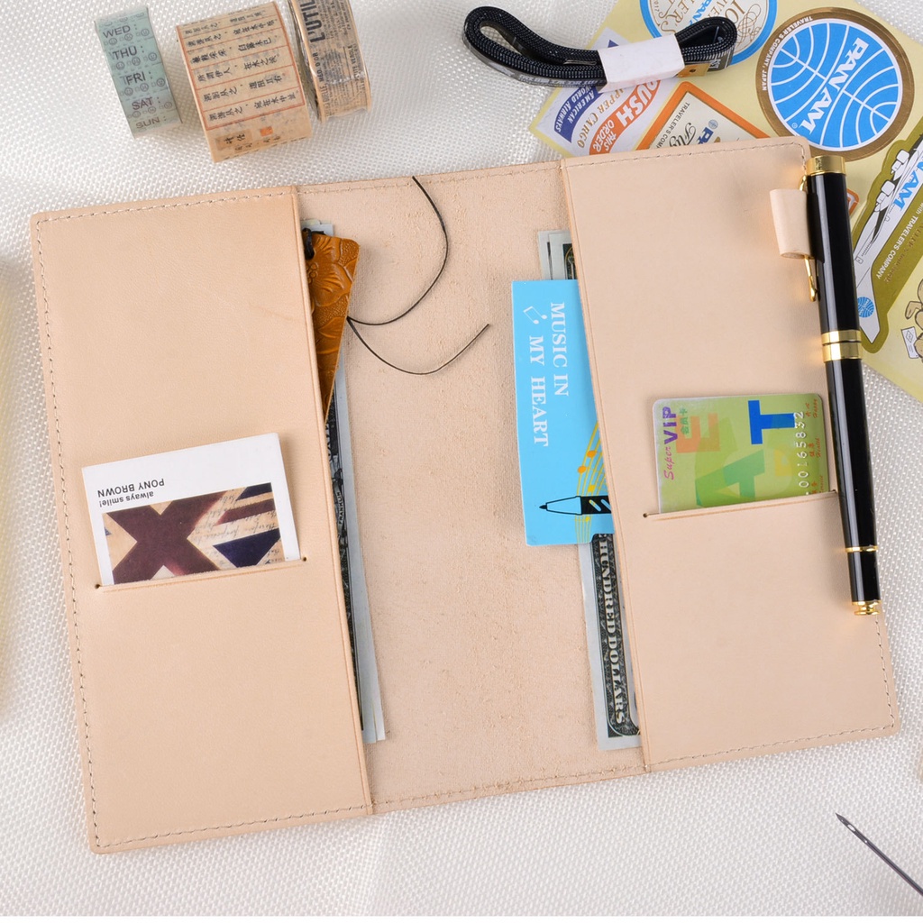 [Free Lettering] LMCULTURE A5 B6 A6 Genuine Leather Notebook Cowhide ...