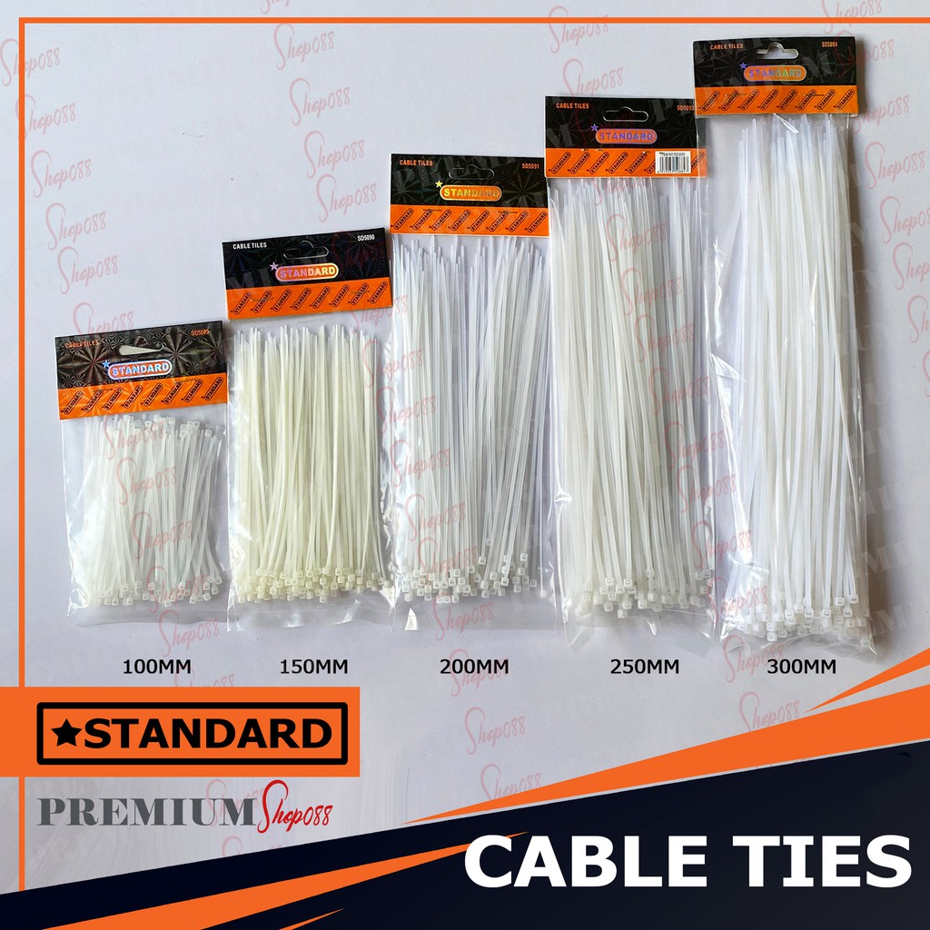 Cable on sale tie sizes