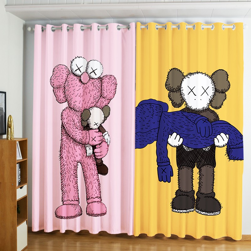 Customization+Ready Stock KAWS Influencer Sesame Street Curtain Cartoon