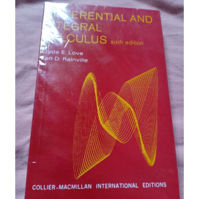 DIFFERENTIAL INTEGRAL CALCULUS / LOVE Shopee Philippines