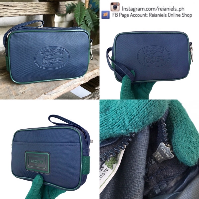 Lacoste clutch outlet bag