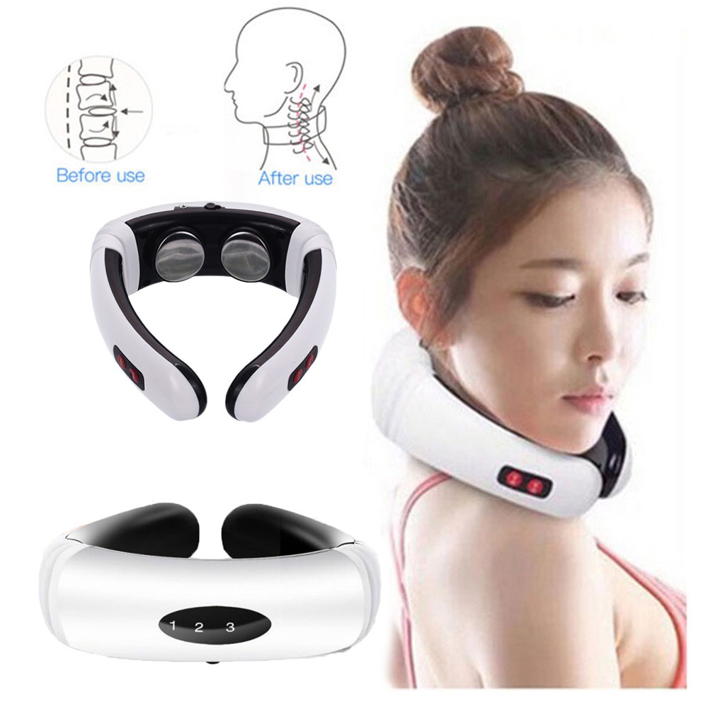 Cervical Spine Massager Electric Shock Pulse