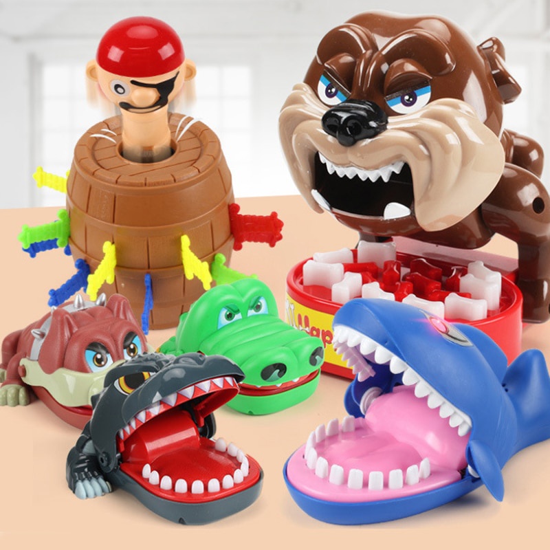 Children Big Crocodile Shark Mouth Dentist Bite Finger Game Novelty ...