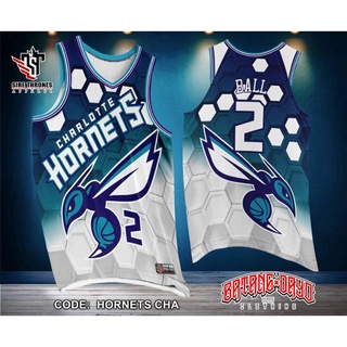 CHARLOTTE HORNETS BALL HG JERSEY FULL SUBLIMATION