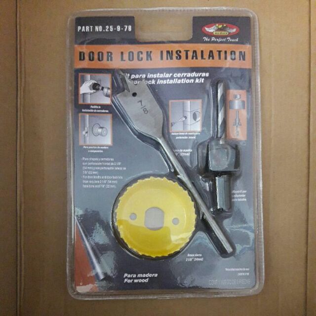 Door Knob Drill Bit Set Shopee Philippines