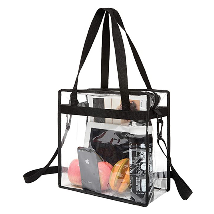 Sports Field Transparent Bag With Zipper Closure And Adjustable Shoulder Strap Crossbody Shoulder Bag Shopee Philippines