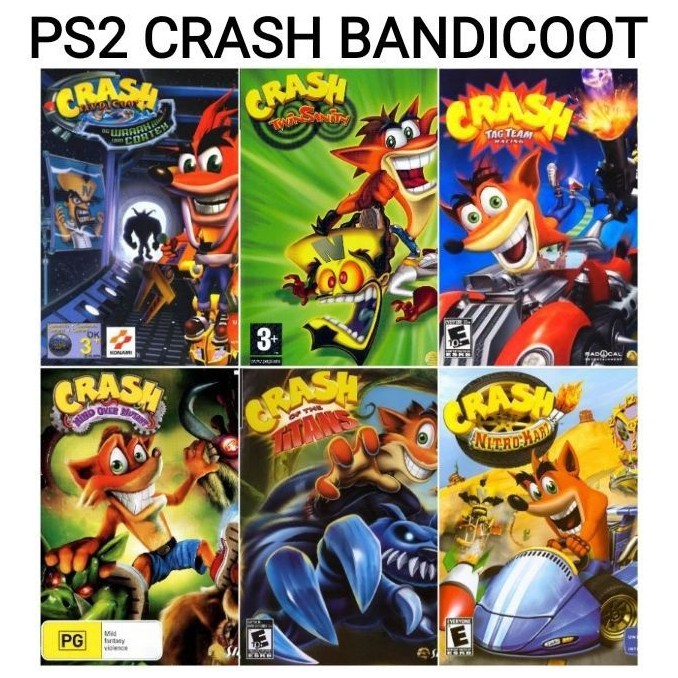 Crash Titans  Crash bandicoot, Bandicoot, Playstation 2