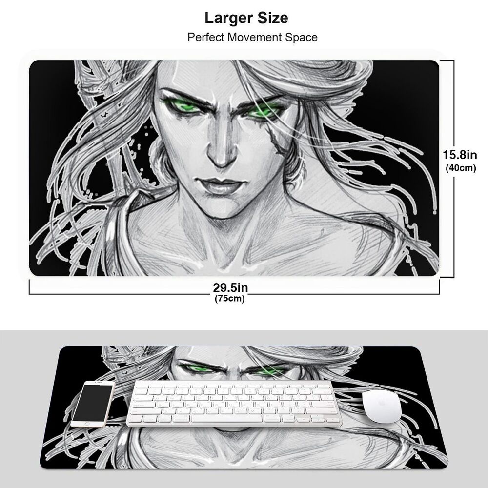 SIBYBO Computer Keyboard MouseMat The Witcher 3 Gaming MousePad Keyboard Pad Shopee Philippines