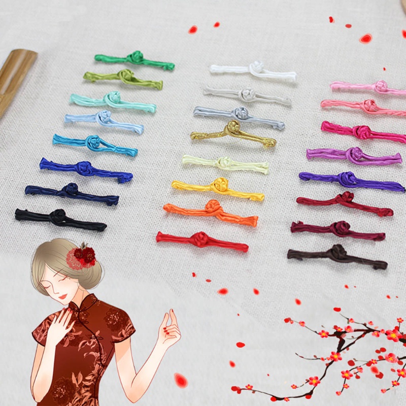 sa 20 Pairs Chinese for Tang Suit Handmade Cheongsam Buttons Knot ...